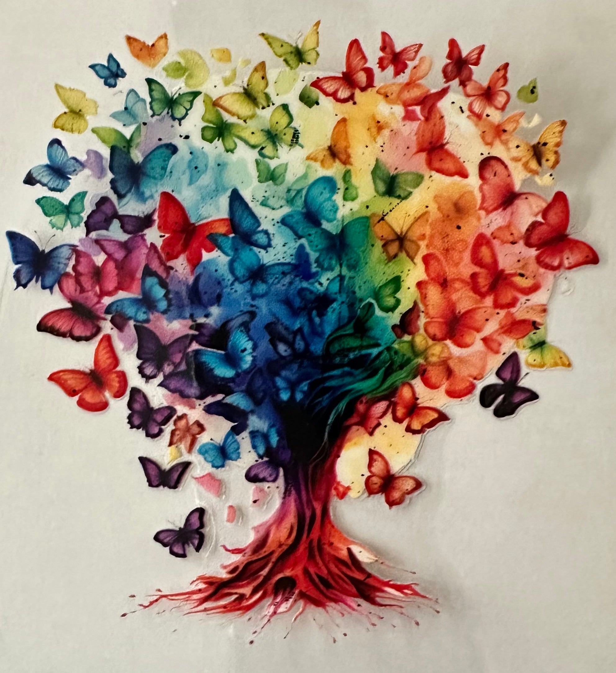 Autism Awareness Butterfly Tree 062