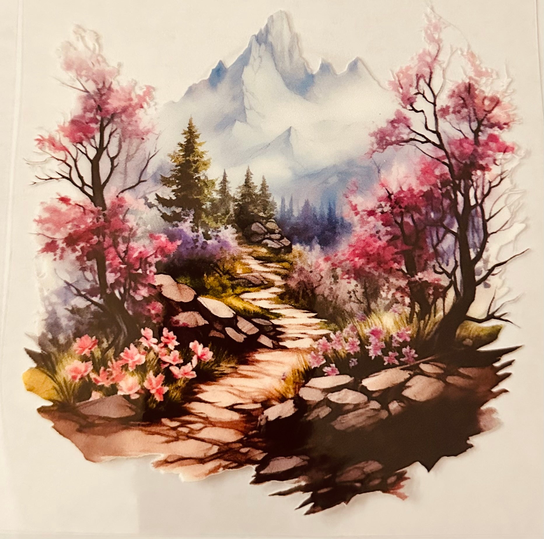 Mountain Path Landscape 126