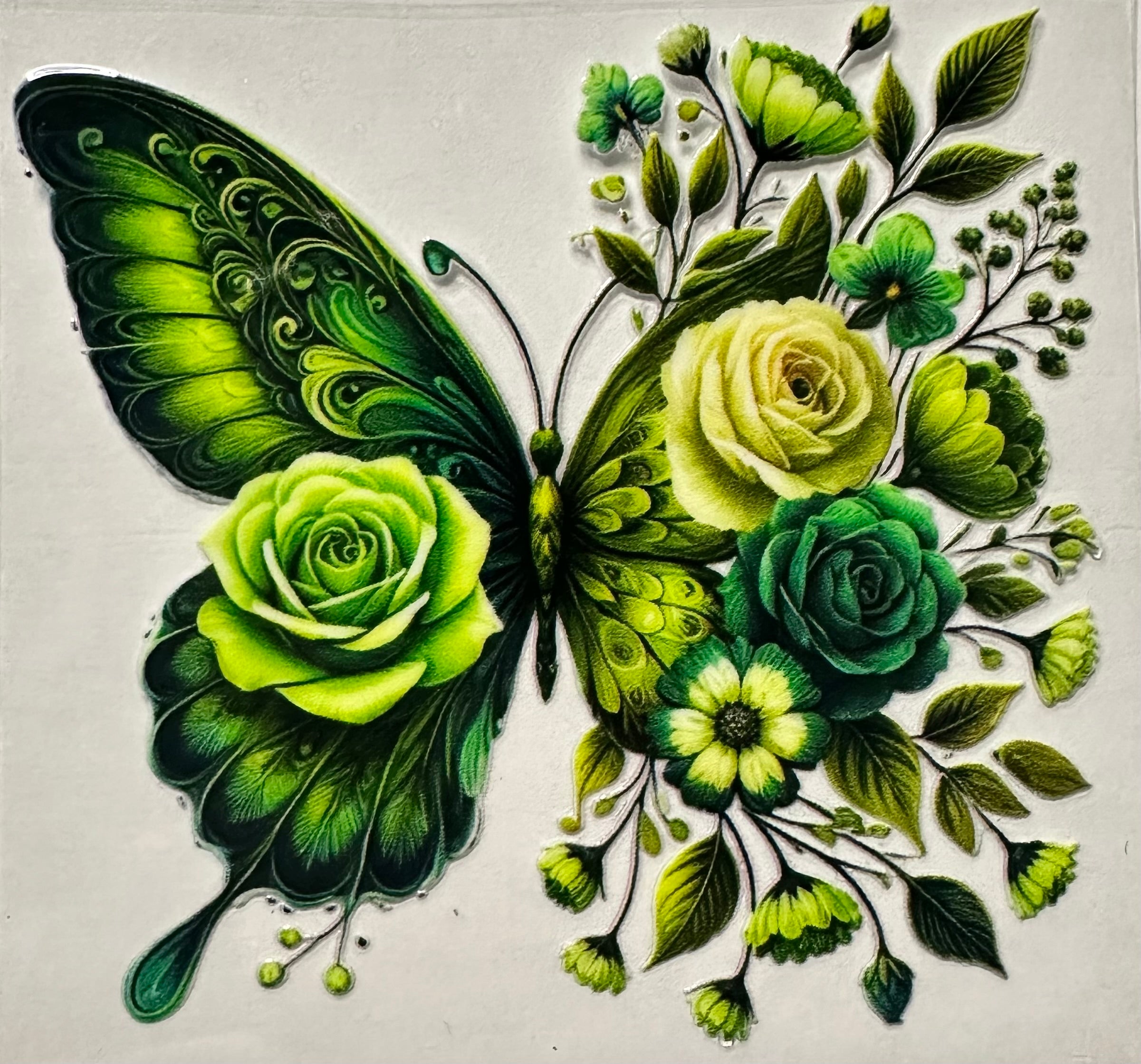 Sm. Butterfly Green-023