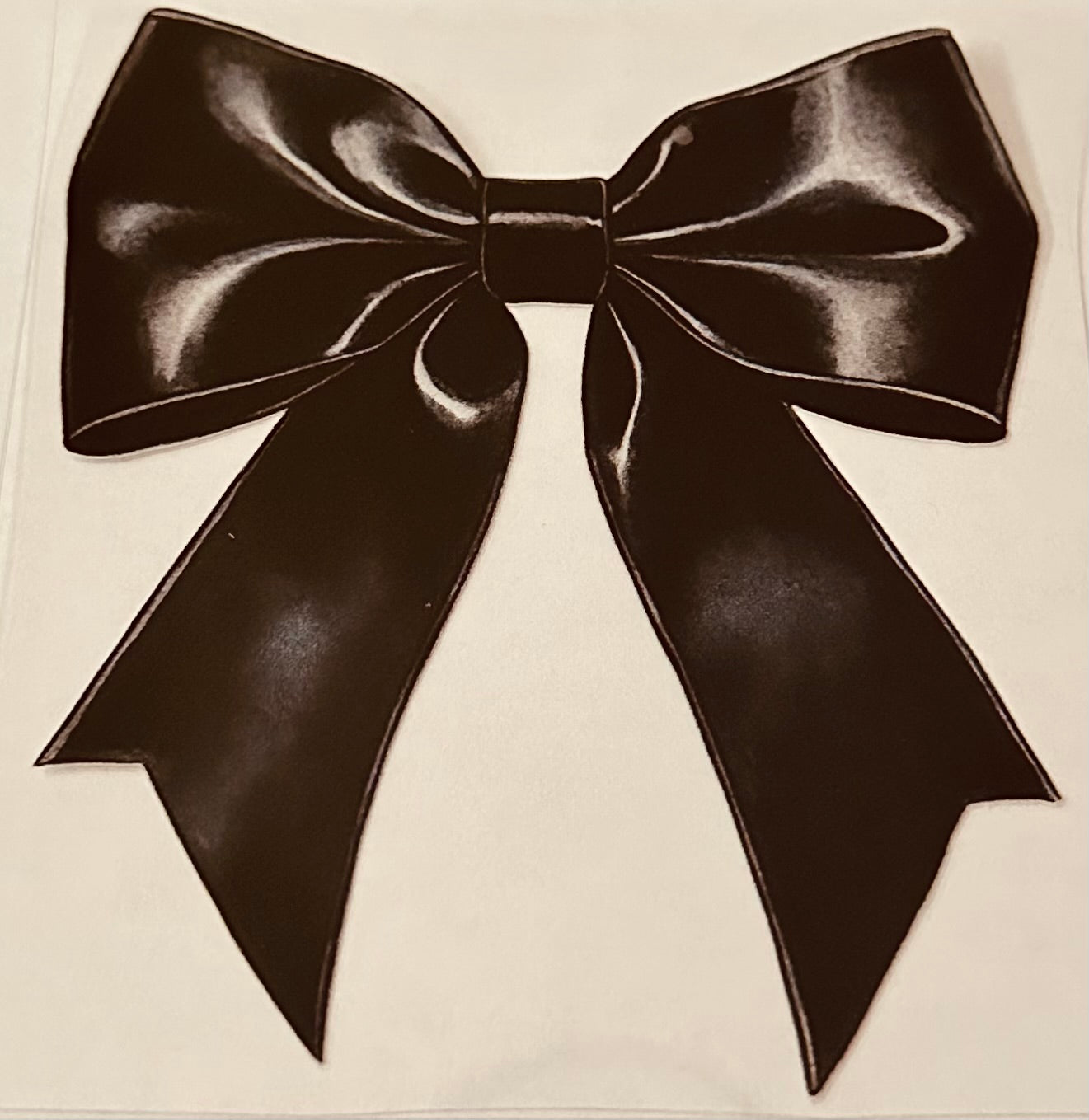 Black Satin Bow 141