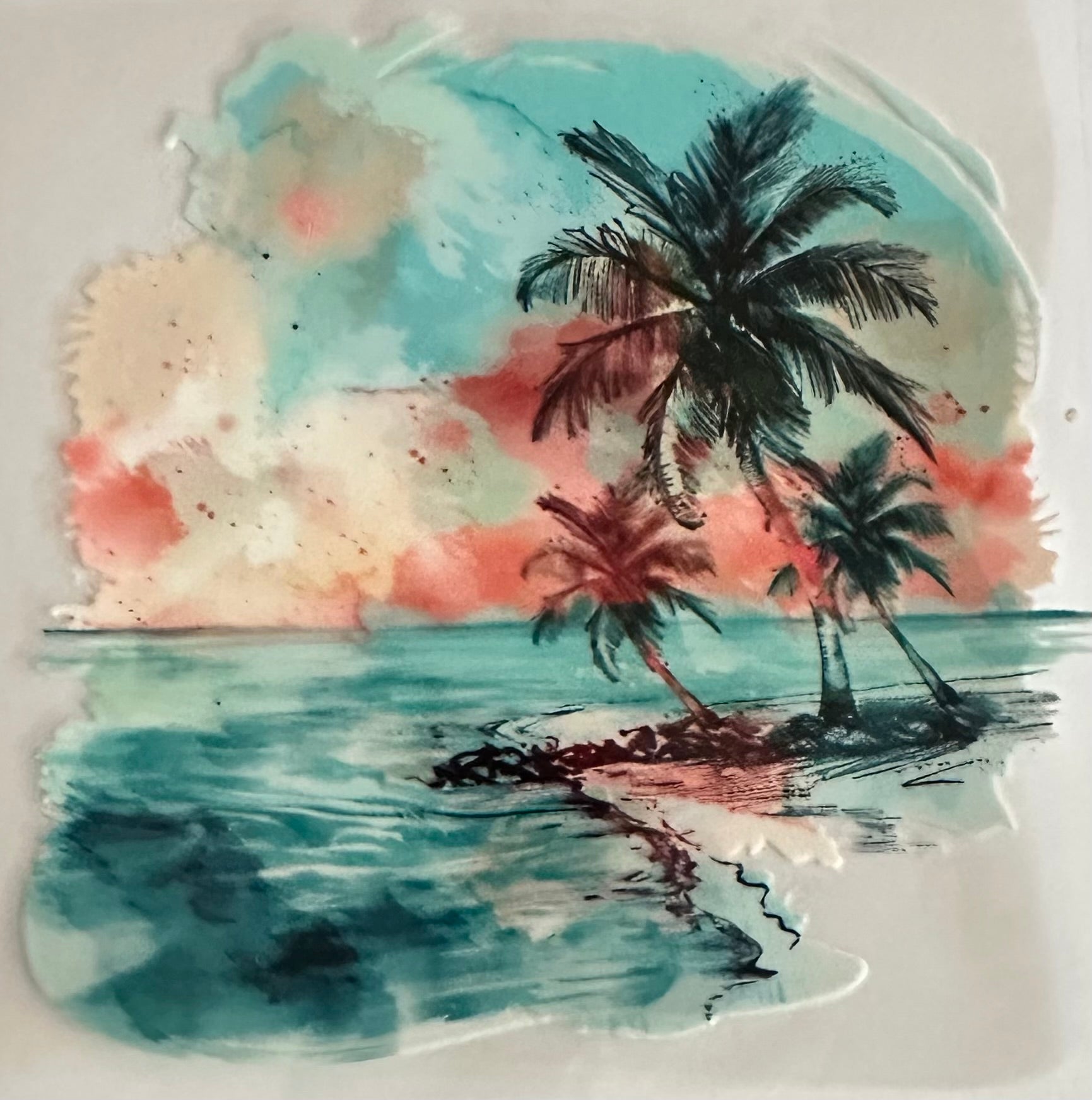 Teal Palm Beach Scene 043