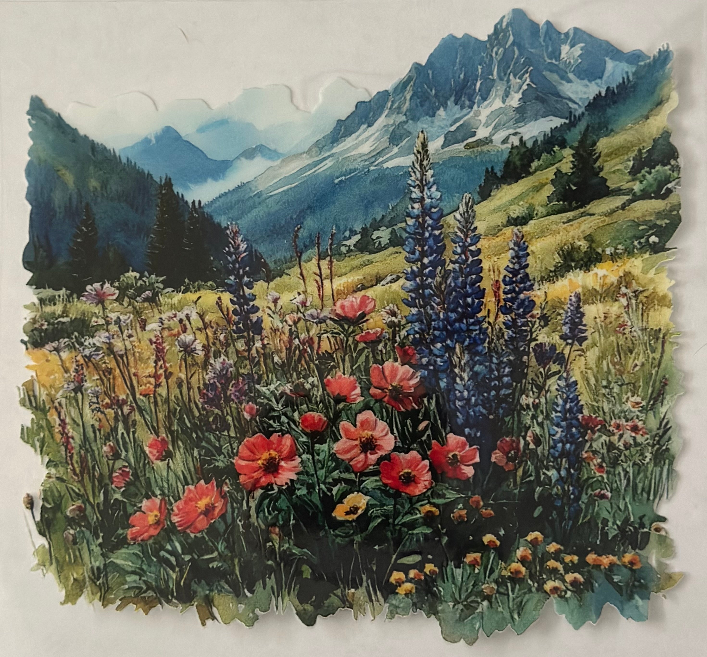 Mountain Spring Landscape 125