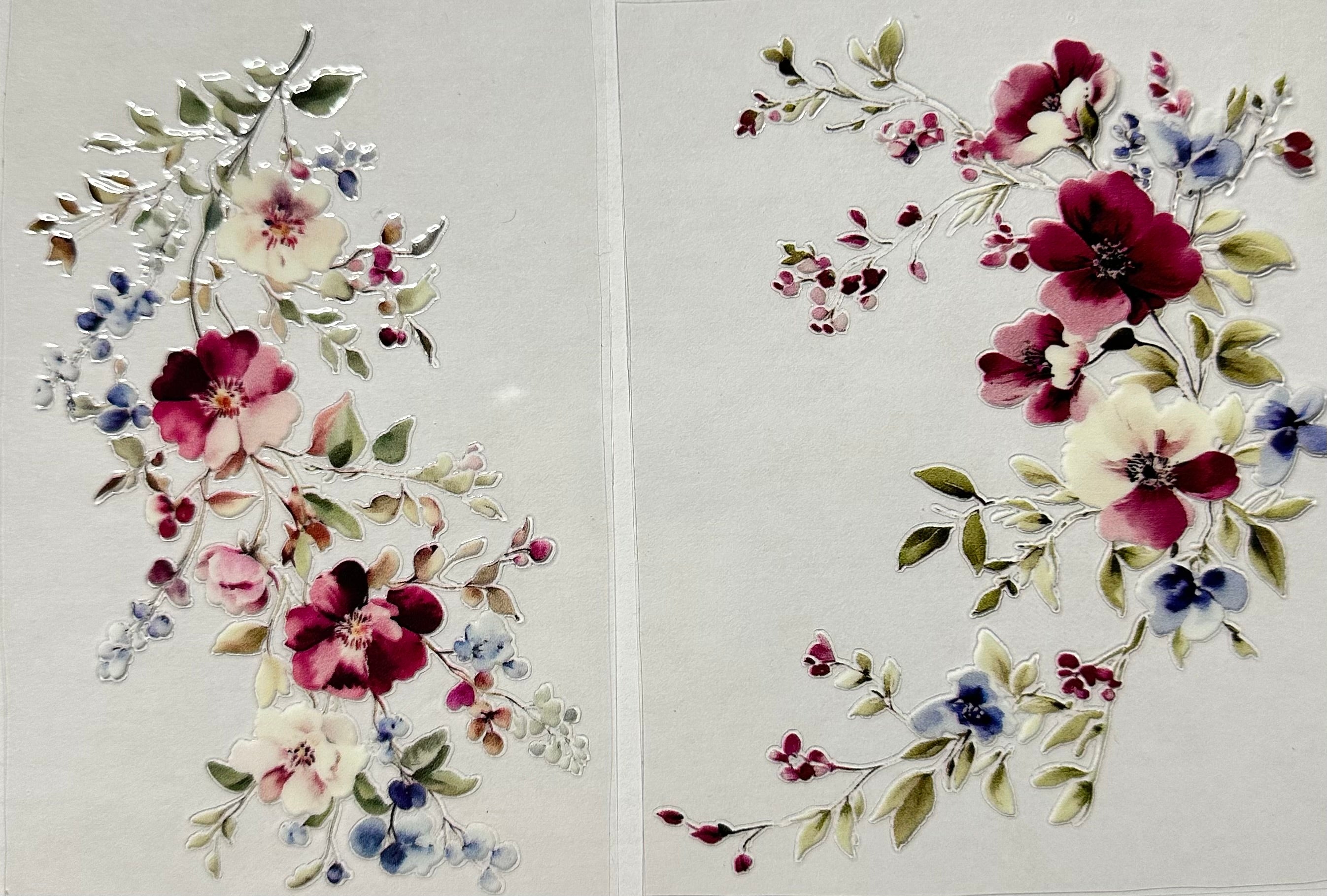 Flowers on the Vine 1 Set of 2-025