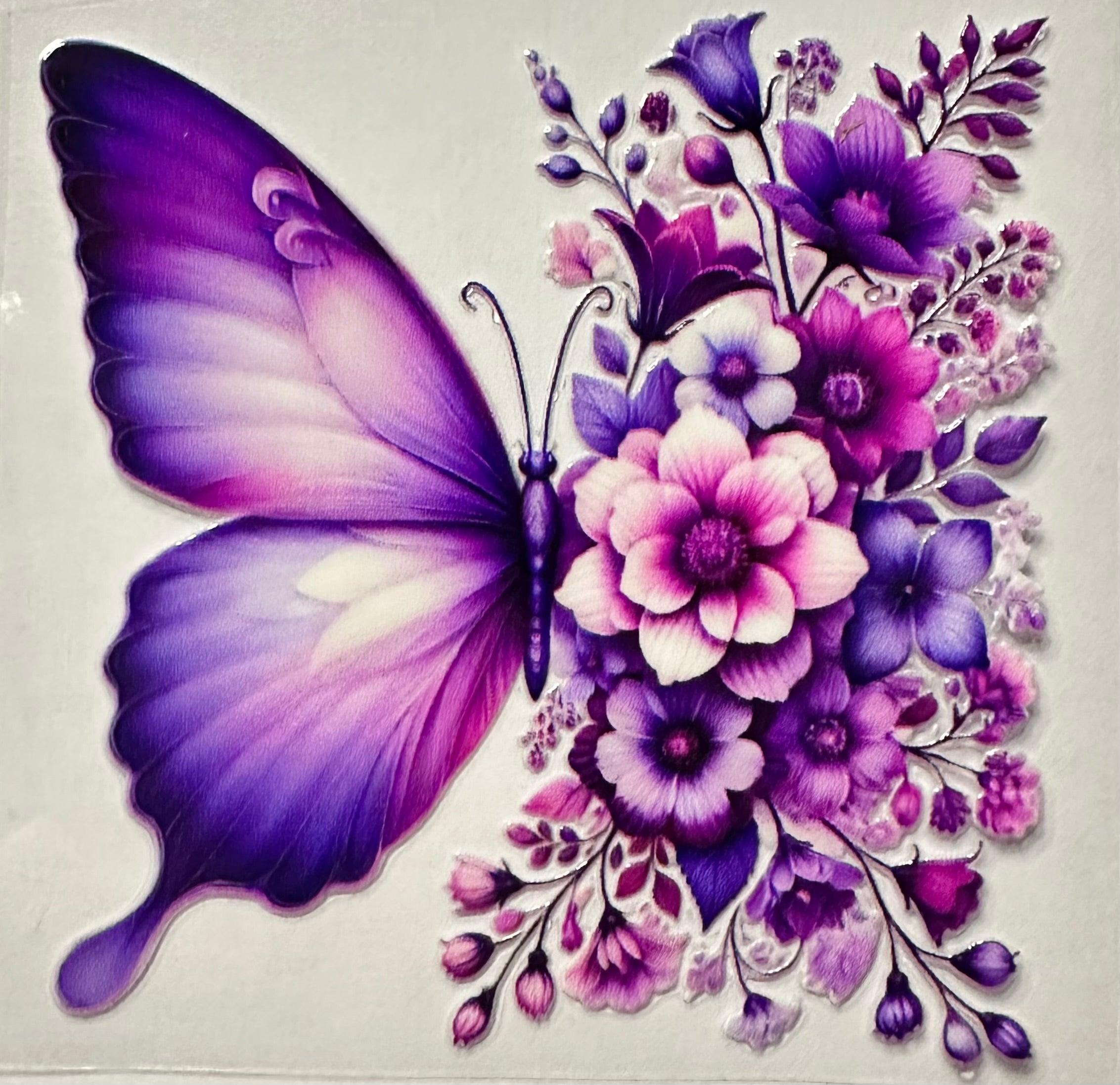 Sm. Butterfly Purple-017