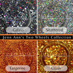 Jennifer Ann's Two Wheels Glitter Collection/Pairs with That 70's Girl Vinyl