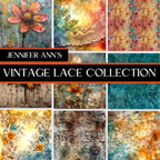 Jennifer Ann's Vintage Lace Collection/Pairs with That 70's Girl Vinyl