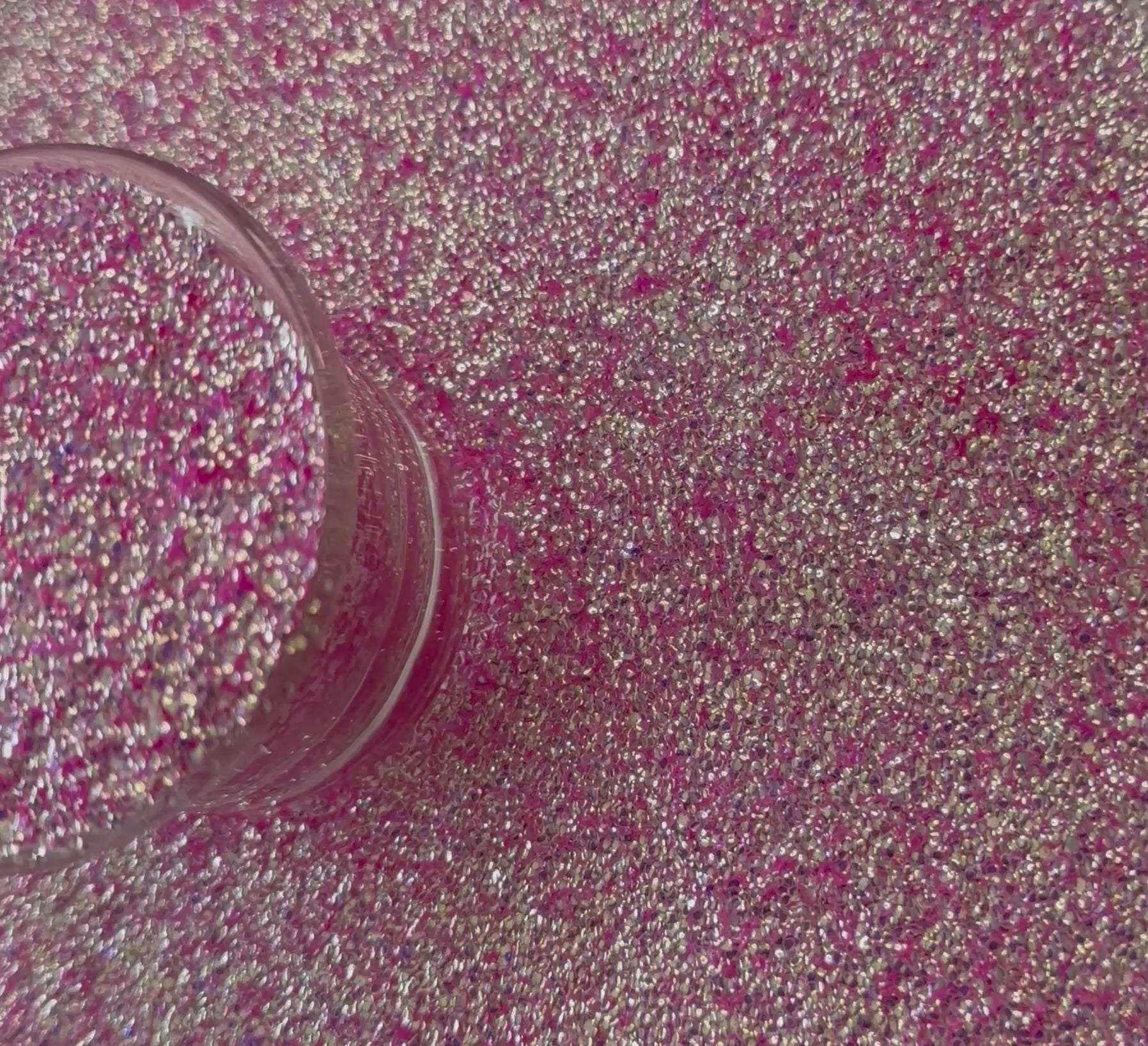 Ballet Slipper (Bubble Glitter)