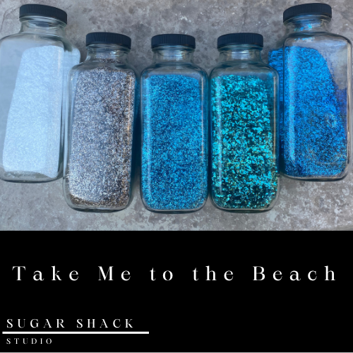 Take Me to the Beach Glitter Set